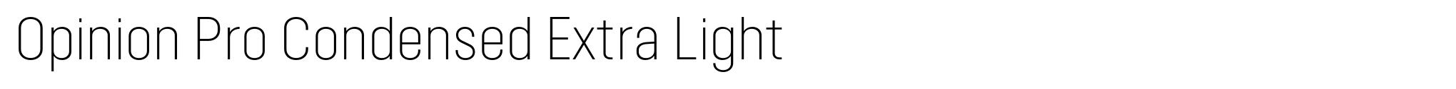 Opinion Pro Condensed Extra Light image
